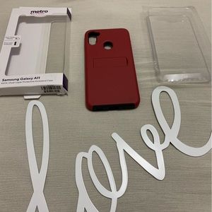 Samsung Galaxy A11 KICK | Dual-Layer Protective Kickstand Case Metro by T-Mobile